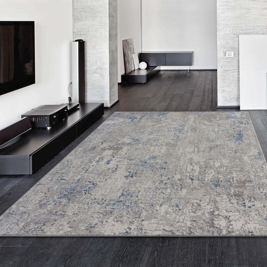 Multi textured Soft Tone Coloured Rug