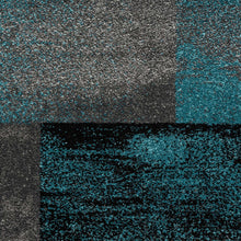 Load image into Gallery viewer, Mosaic Design Blue Rug
