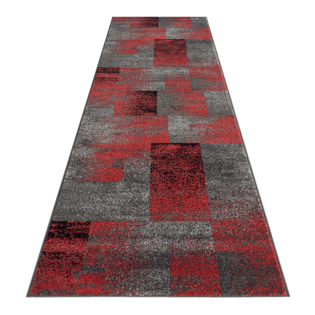 Mosaic Design Red Runner