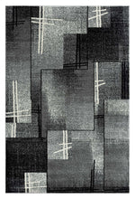 Load image into Gallery viewer, Geometric Mosaic Design Grey Rug
