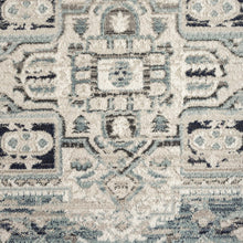 Load image into Gallery viewer, Victorian Classic Light Blue Rug
