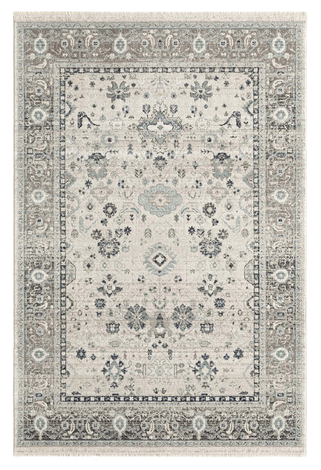 Traditional Wonder Boarder Beige Rug