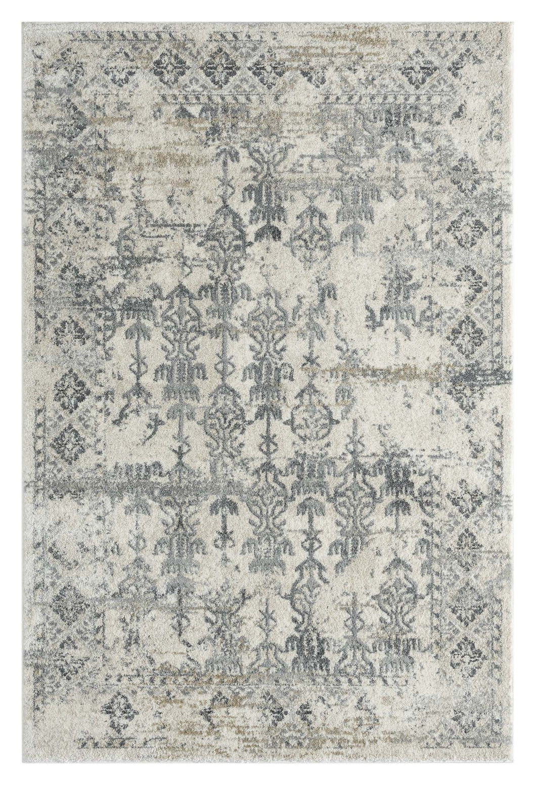Transitional Authentic Grey Rug