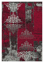 Load image into Gallery viewer, Chandelier Design Red Rug
