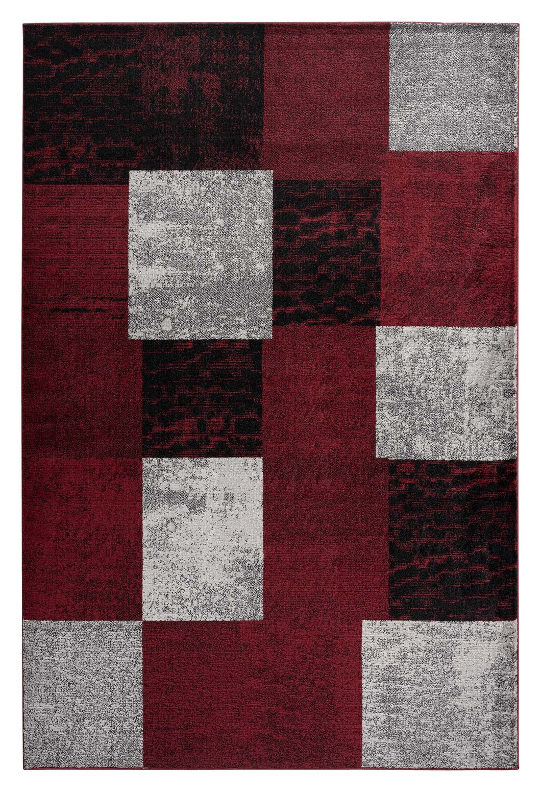 Modern Cuba Red Rug