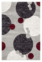 Load image into Gallery viewer, Modern Colorful Moon Grey Rug
