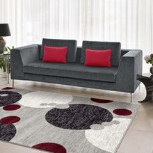 Load image into Gallery viewer, Modern Colorful Moon Grey Rug
