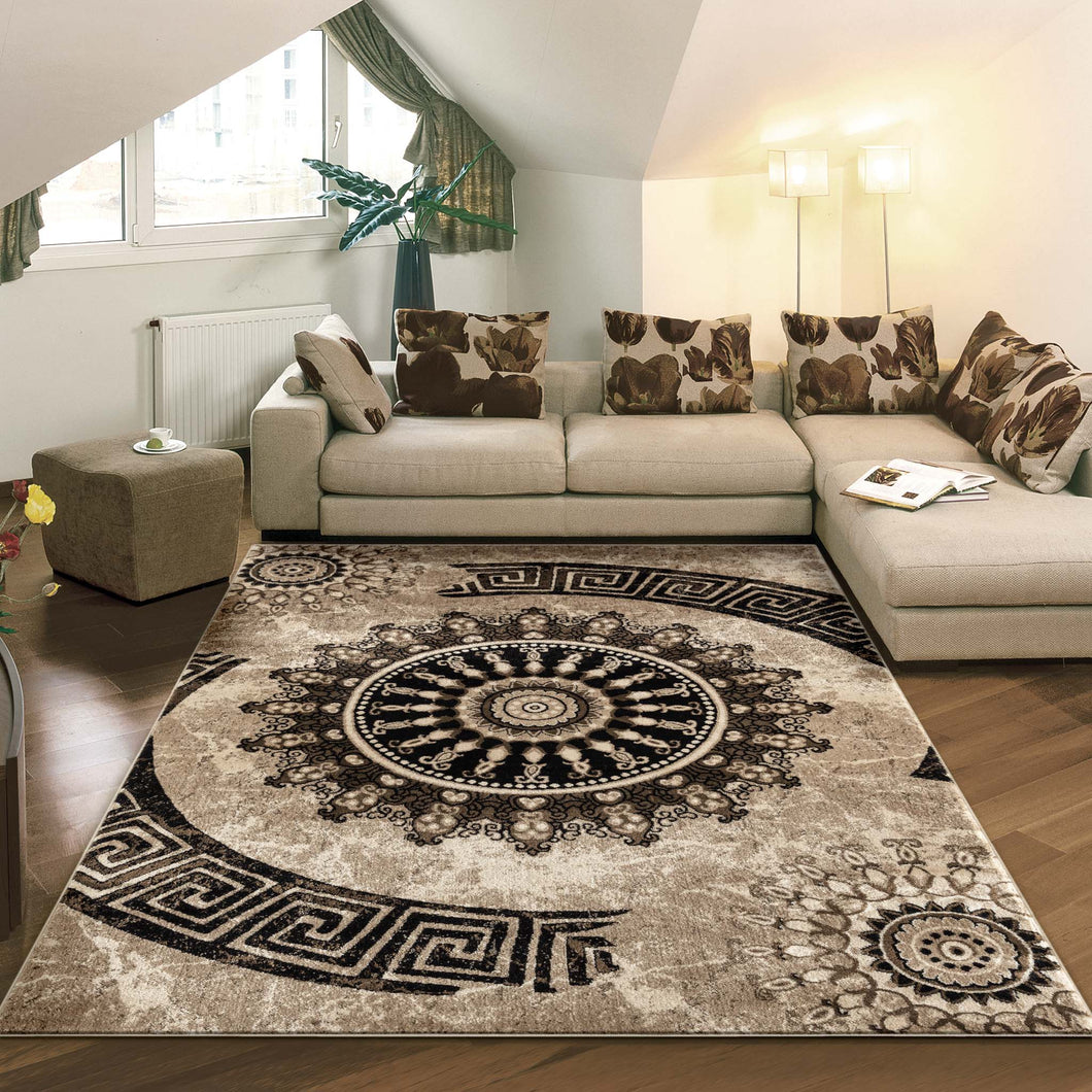 Versace Design Classic Style Brown Rug – rugsland