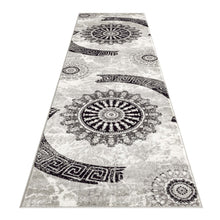 Load image into Gallery viewer, Versace Design Grey Round Design Runner
