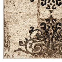 Load image into Gallery viewer, Chandelier Design Brown Rug
