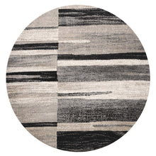 Load image into Gallery viewer, Modern Striped Grey Round
