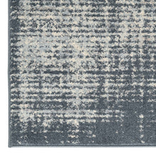 Load image into Gallery viewer, Modern Trellis Blue Rug
