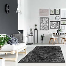 Load image into Gallery viewer, Victorian Fading Dark Grey Rug
