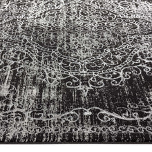 Load image into Gallery viewer, Victorian Fading Dark Grey Rug
