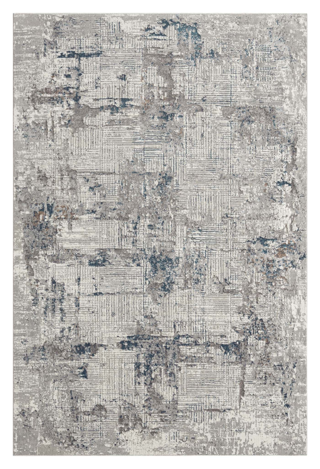 Modern Transitional Fading Grey Rug