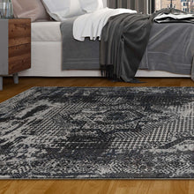 Load image into Gallery viewer, Modern Fading Dark Grey Rug
