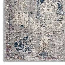 Load image into Gallery viewer, Moroccan Diamond Grey Rug
