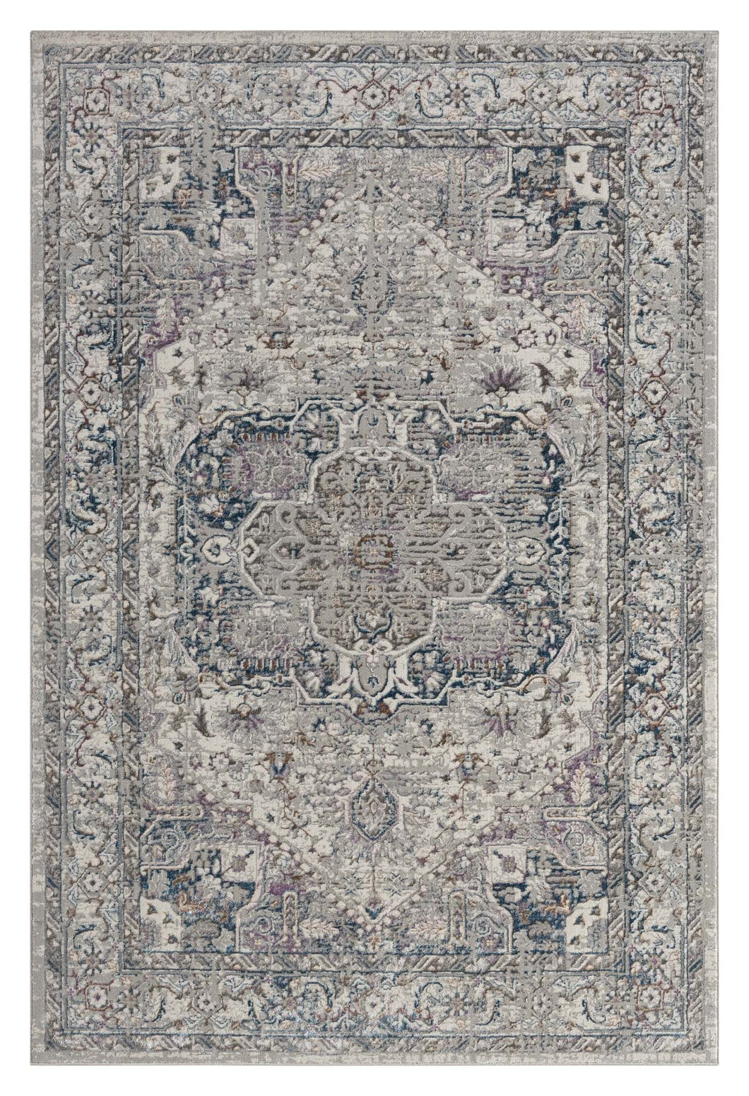 Persian Style Traditional Classy Grey Rug