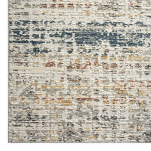 Load image into Gallery viewer, Modern Transitional Trellis Light Grey Runner
