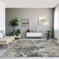 Modern Transitional Reverse Grey Rug