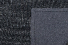 Load image into Gallery viewer, Marble Looped Hand-Woven Carbon Rug
