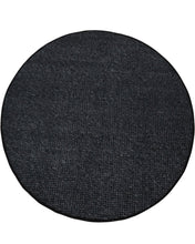 Load image into Gallery viewer, Marble Looped Hand-Woven Carbon Rug
