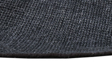 Load image into Gallery viewer, Marble Looped Hand-Woven Carbon Rug

