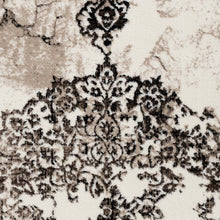Load image into Gallery viewer, Victorian Transitional Design Brown Rug
