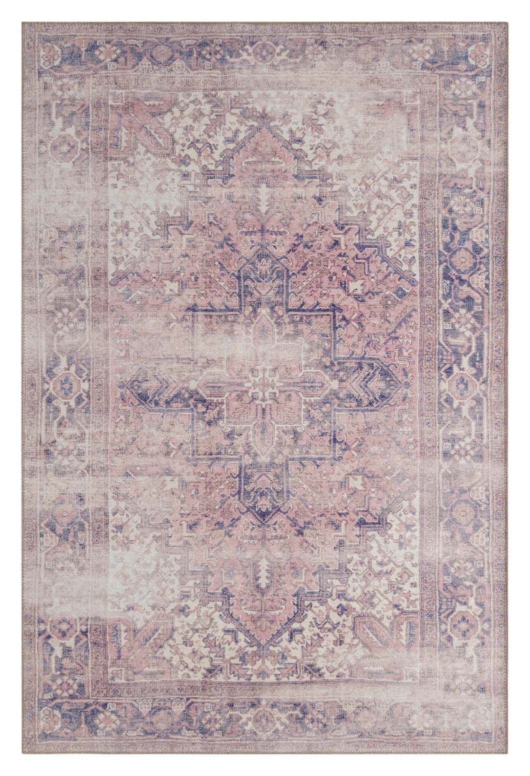 Transitional Vintage Multi Rug