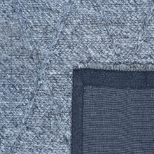 Load image into Gallery viewer, Natural Braided Hand-Woven Wool Dark Grey Rug

