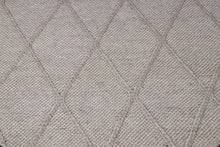 Load image into Gallery viewer, Natural Braided Hand-Woven Wool Cream Rug
