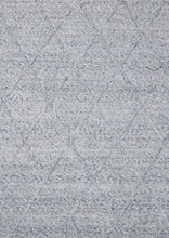 Load image into Gallery viewer, Natural Braided Hand-Woven Wool Spotted Grey Rug
