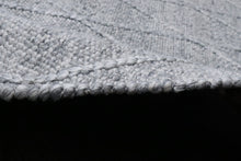 Load image into Gallery viewer, Natural Braided Hand-Woven Wool Spotted Grey Rug
