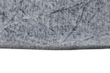 Load image into Gallery viewer, Natural Braided Hand-Woven Wool Spotted Grey Rug
