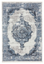 Load image into Gallery viewer, Persian Style Light Grey Rug
