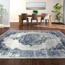 Load image into Gallery viewer, Persian Style Light Grey Rug
