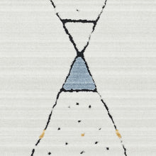 Load image into Gallery viewer, Moroccan Diamond Light Grey Runner
