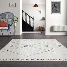 Load image into Gallery viewer, Moroccan Diamond Light Grey Rug
