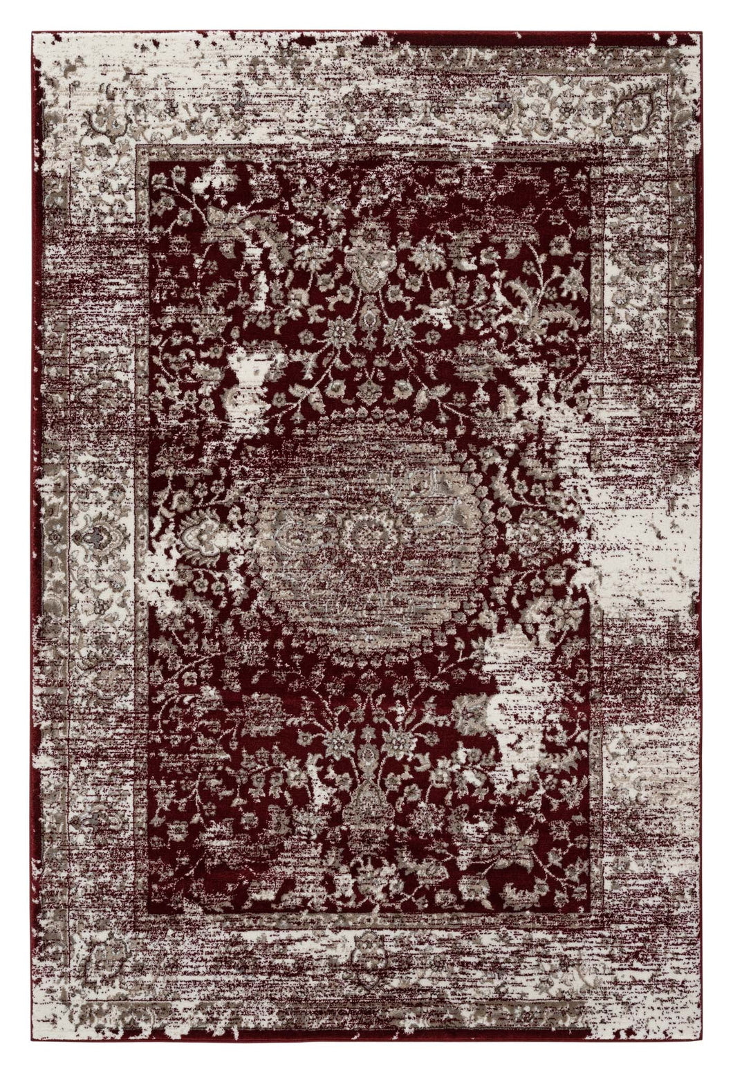 Contemporary Centre Red Rug