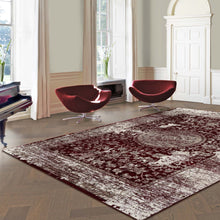 Load image into Gallery viewer, Contemporary Centre Red Rug
