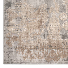 Load image into Gallery viewer, Antique Design Plushy Grey Runner
