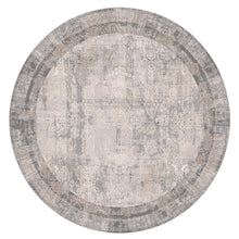 Load image into Gallery viewer, Antique Design Plushy Grey Round
