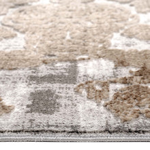 Load image into Gallery viewer, Antique Design Plushy Grey Rug
