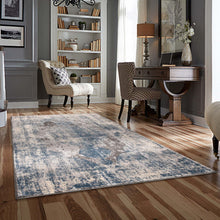Load image into Gallery viewer, Elegant Boarder Transitional Grey Rug
