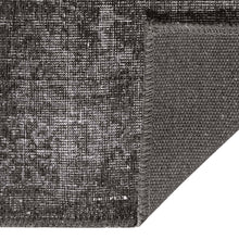 Load image into Gallery viewer, Victorian Boarder Dark Grey Rug
