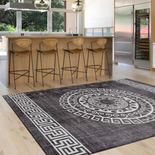 Load image into Gallery viewer, Versace Design Grey Rug
