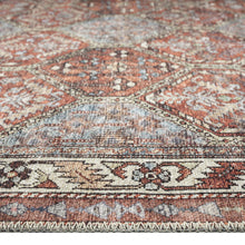 Load image into Gallery viewer, Farmhouse Moroccan Diamond Grey Runner
