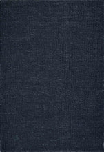 Load image into Gallery viewer, Braided and Looped Hand-Woven Wool Black Rug

