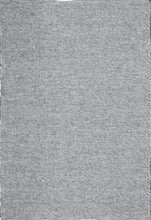 Load image into Gallery viewer, Braided and Looped Hand-Woven Wool Grey Rug
