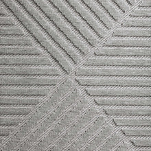 Load image into Gallery viewer, Outdoor/Indoor Braided Light Grey Rug
